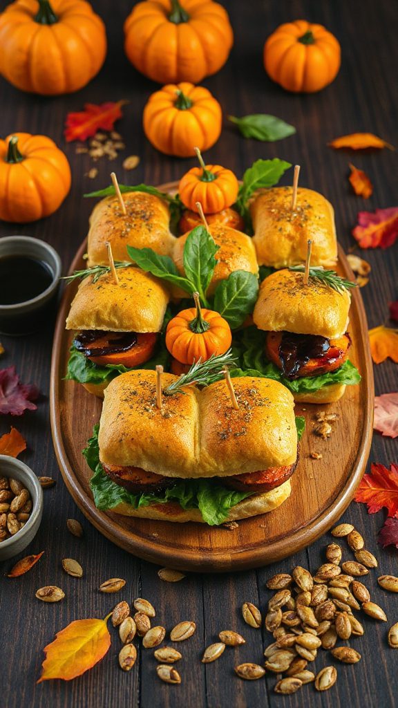 delicious pumpkin veggie sliders delicious pumpkin veggie sliders