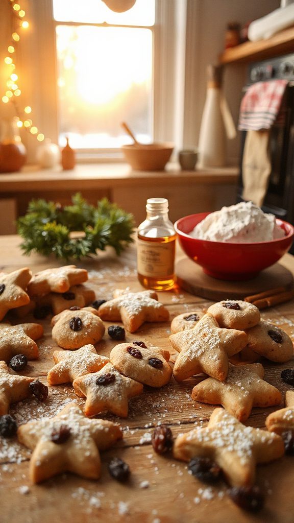 delicious rum raisin cookies