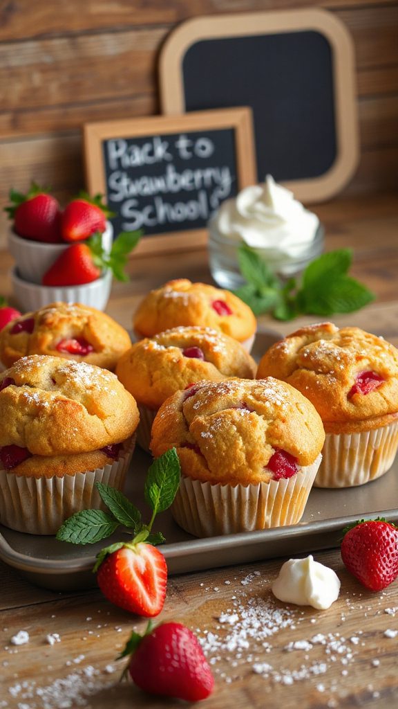 delicious strawberry muffins recipe