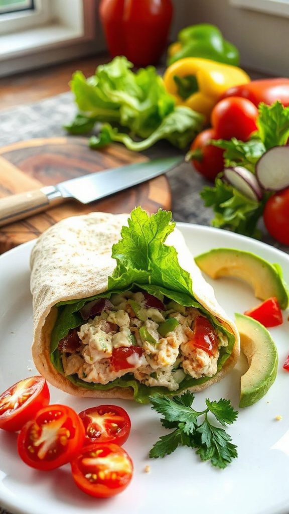delicious tuna salad wraps delicious tuna salad wraps