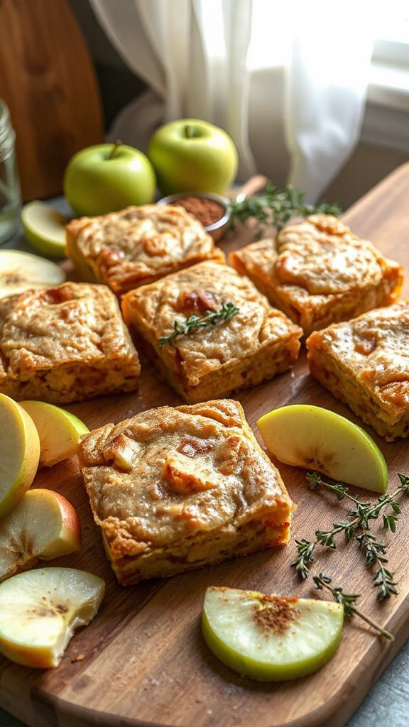 delicious vegan apple blondies