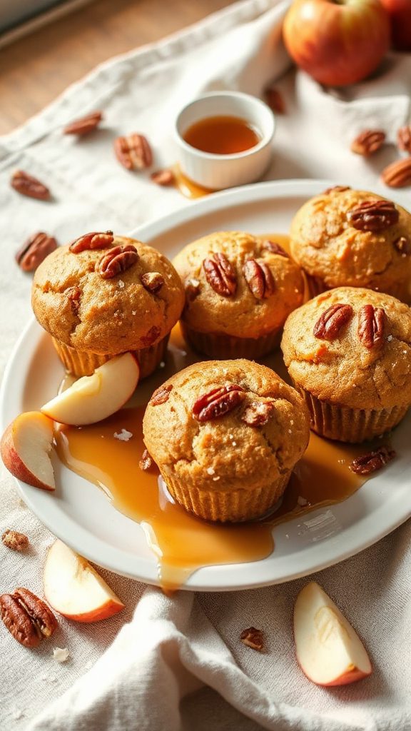 delicious vegan apple muffins