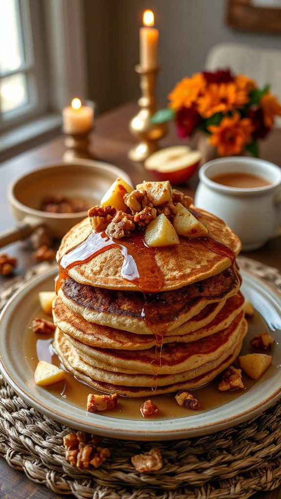 delicious vegan apple pancakes
