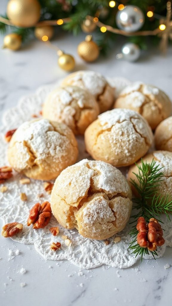 delicious walnut snowball cookies