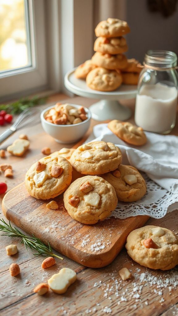 delicious white chocolate cookies