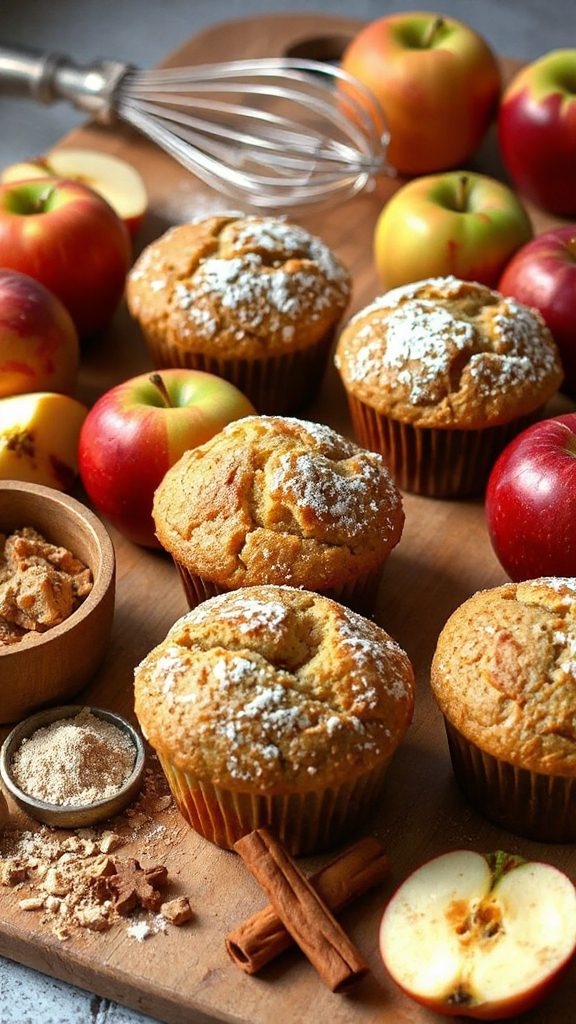 delightful apple cinnamon muffins