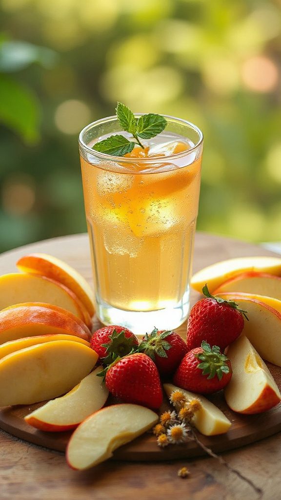 delightful berry infused cocktail