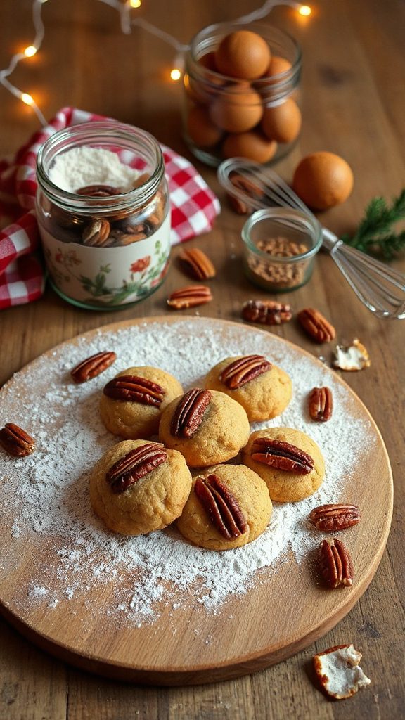 delightful buttery pecan cookies