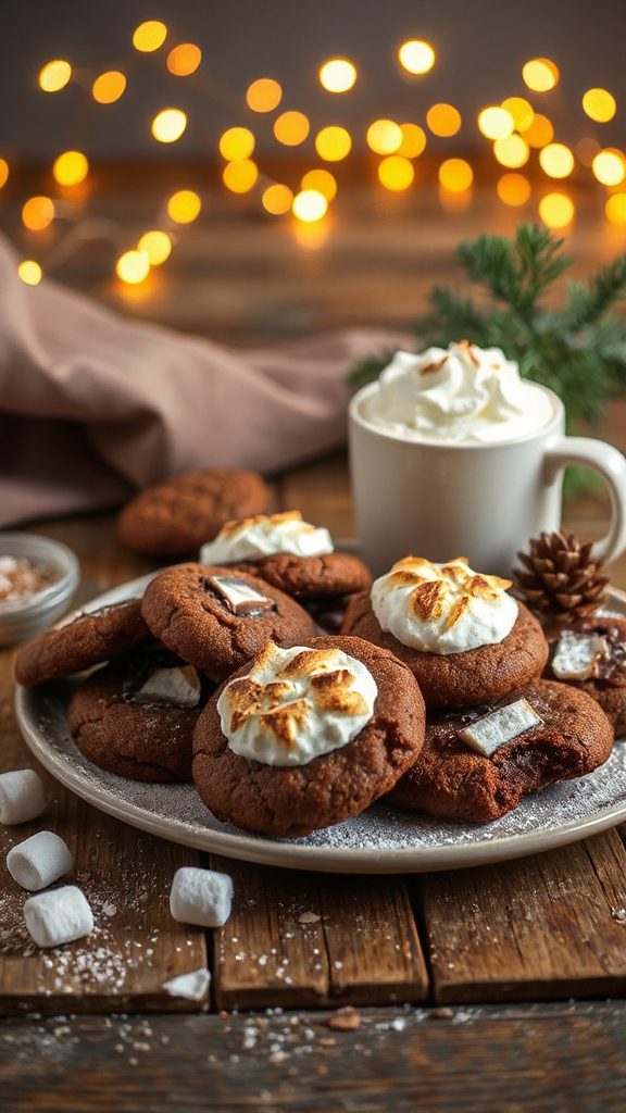 delightful chocolate marshmallow cookies