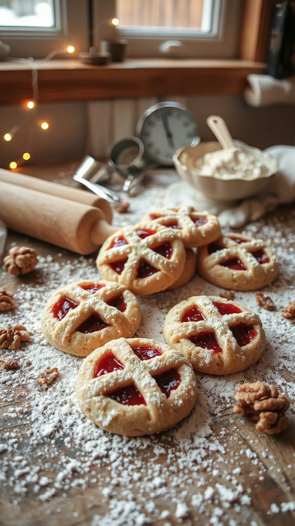 delightful festive sandwich cookies