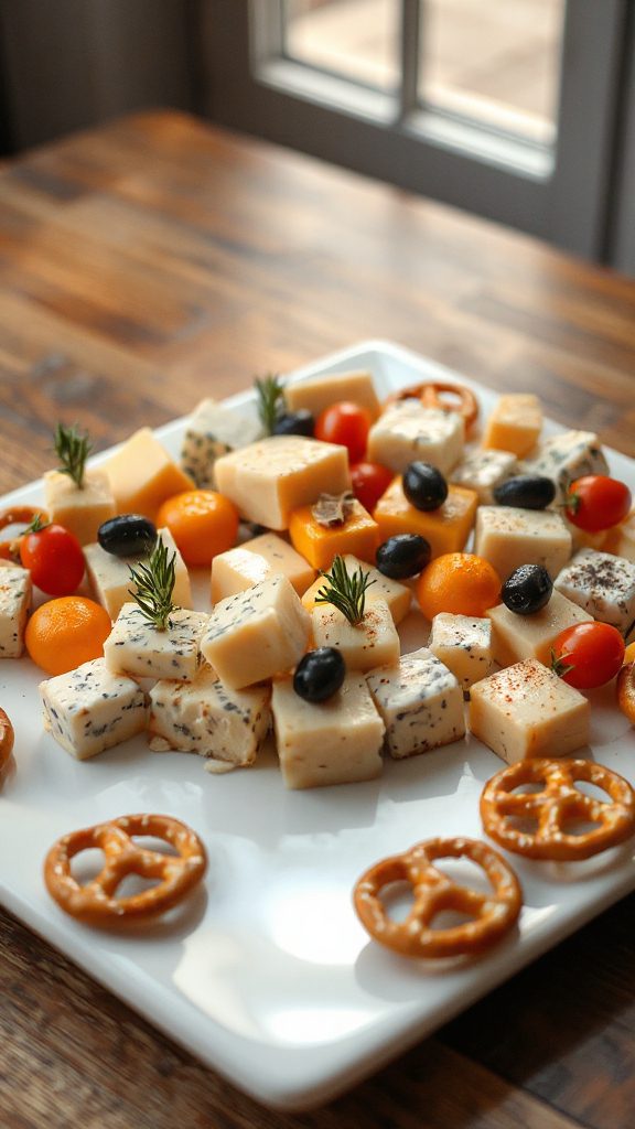 delightful miniature cheese bites