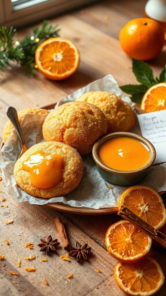 delightful orange flavored cookies