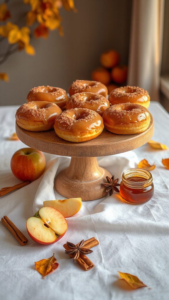 delightful vegan apple doughnuts
