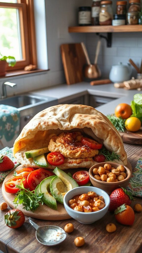 diy customizable healthy pita