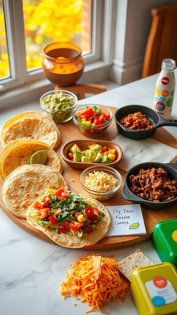 diy customizable taco lunchables