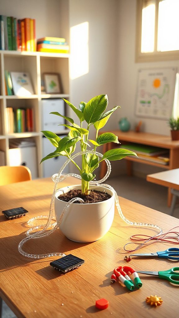 diy solar plant project