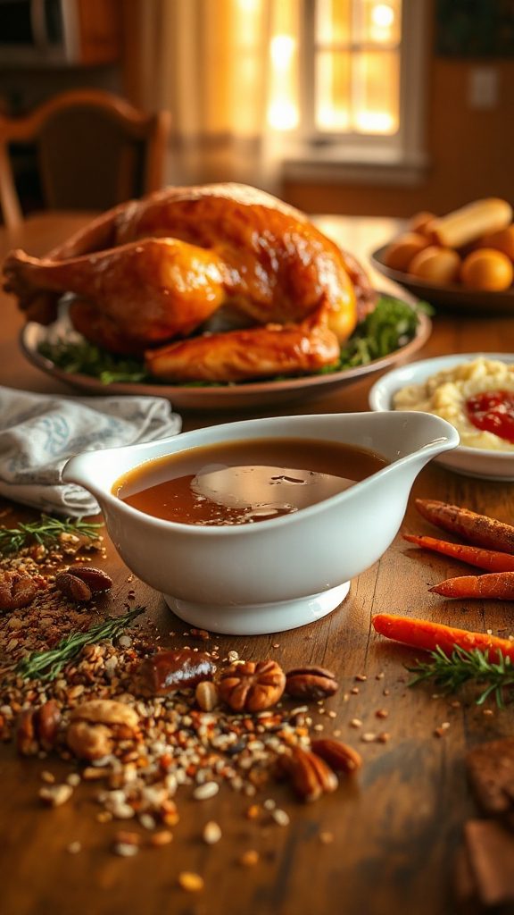 dukkah infused thanksgiving gravy recipe dukkah infused thanksgiving gravy recipe