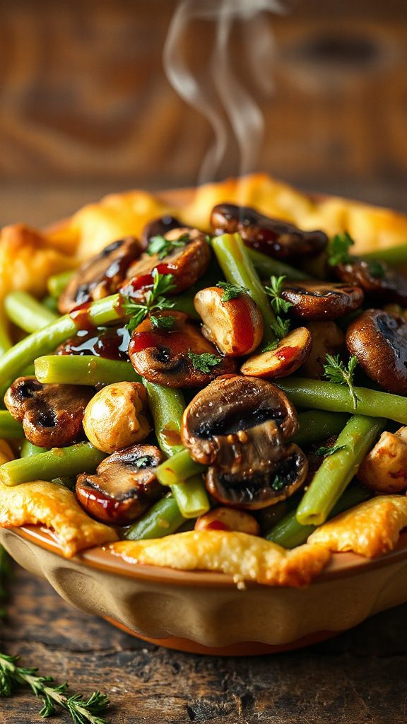 earthy flavor green beans