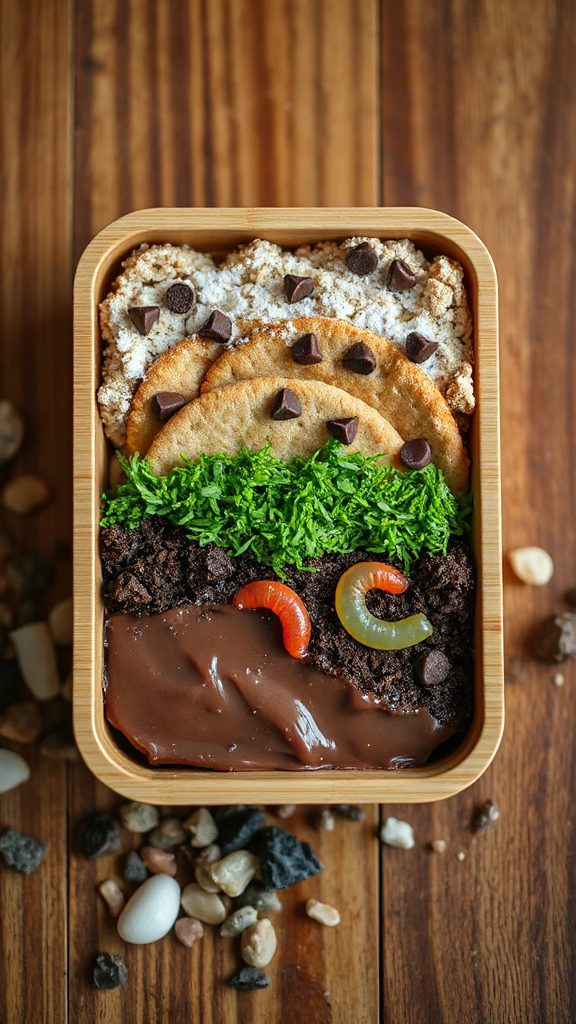 edible earth science dessert