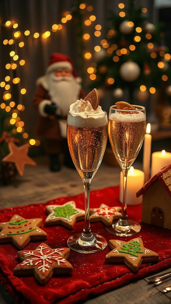 effervescent gingerbread cocktail recipe