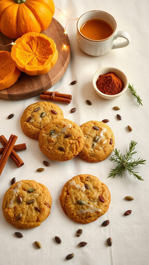 egg free pumpkin spice cookies
