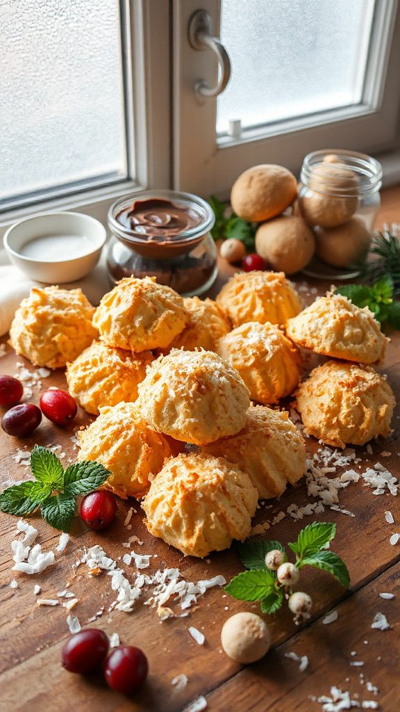 eggless coconut macaroon recipe