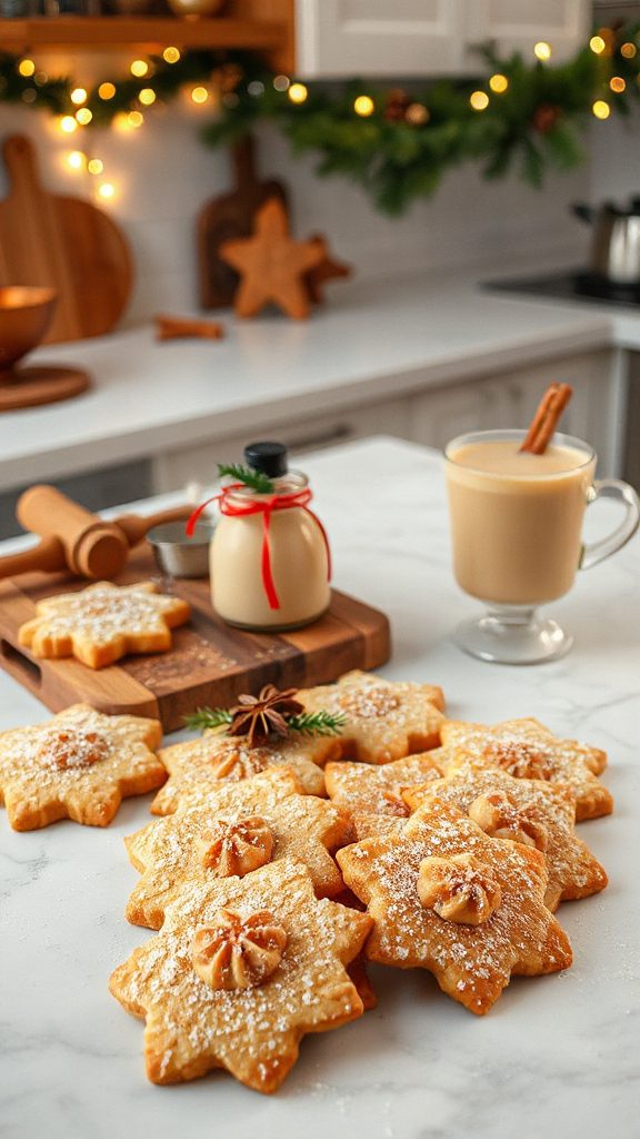 eggnog cookies with frosting