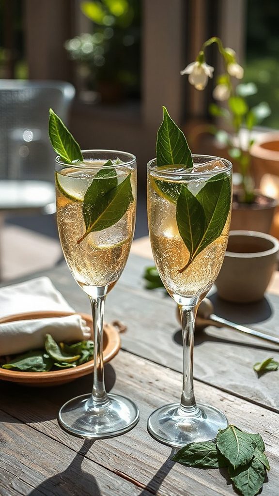 elderflower bay leaf cocktail elderflower bay leaf cocktail