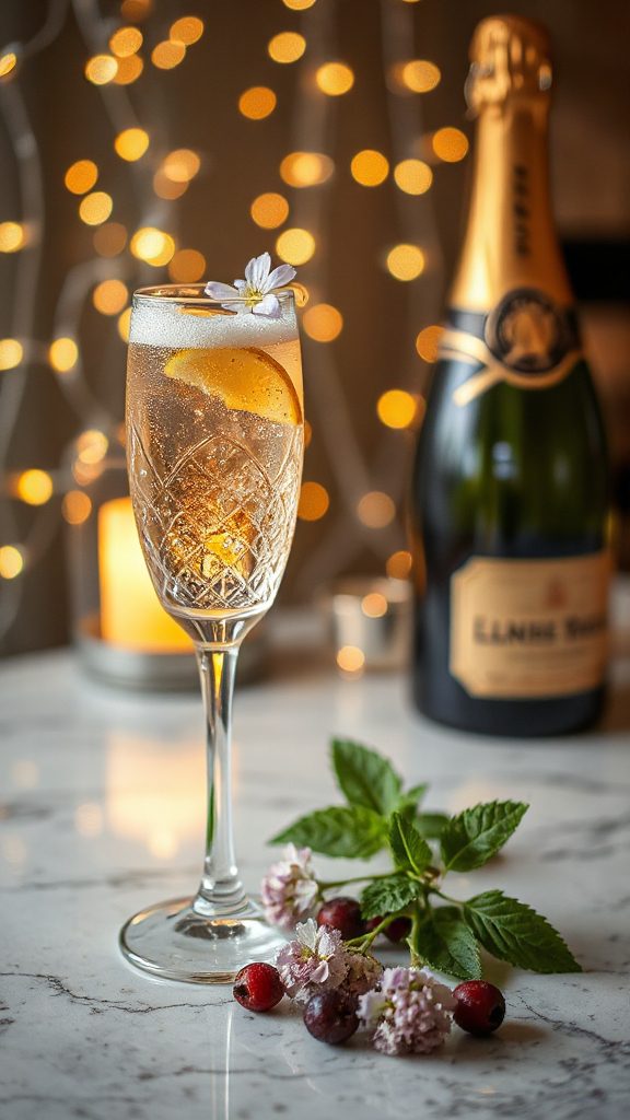 elegant elderflower champagne cocktail elegant elderflower champagne cocktail