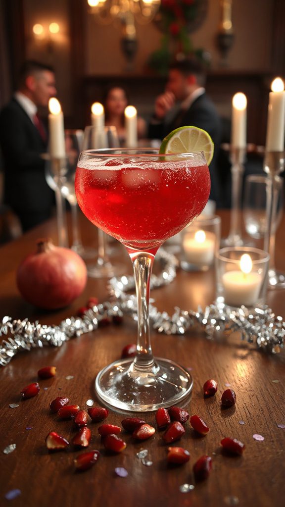 elegant festive cocktail recipe