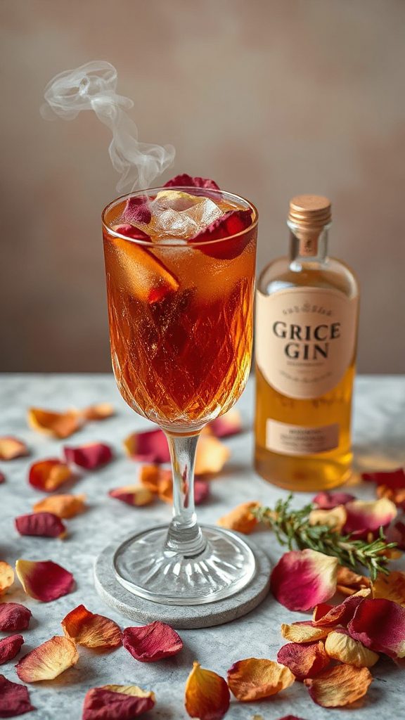 elegant floral cocktail delight