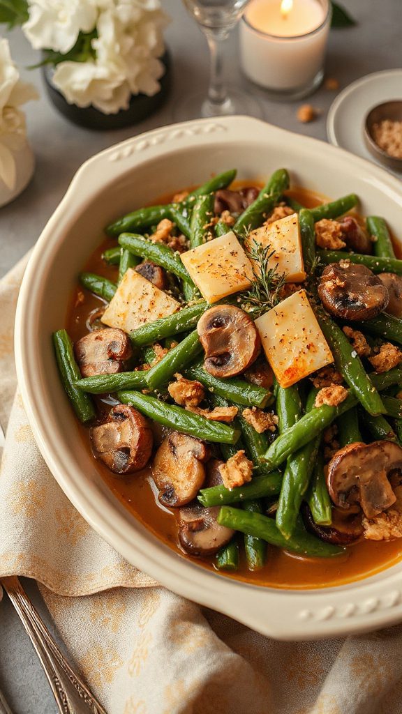 elegant green bean bake