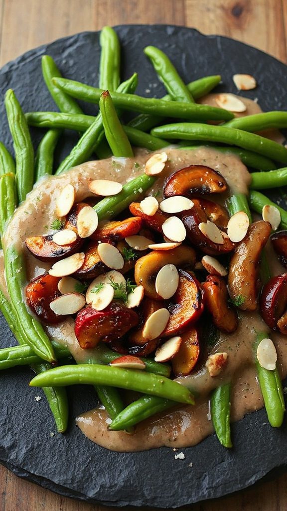 elegant green bean casserole