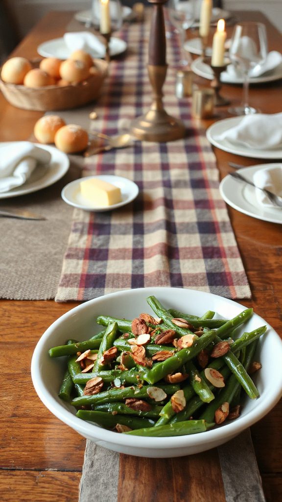 elegant green bean dish