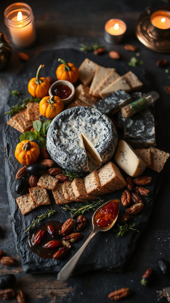 elegant haunted cheese board