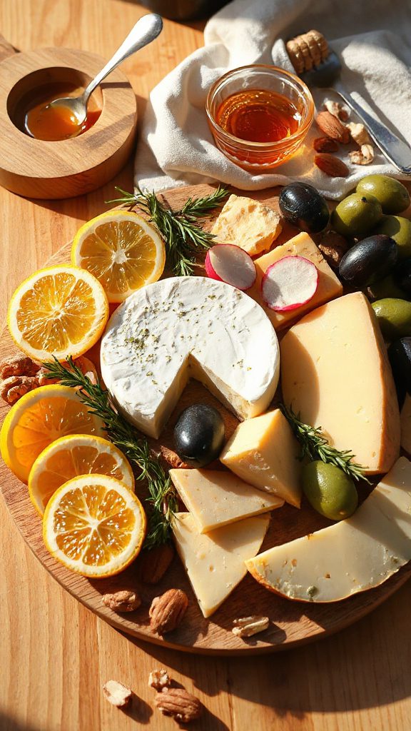 elegant holiday cheese platter