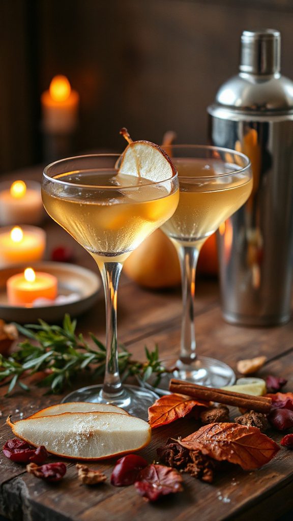 elegant pear flavored cocktail recipe