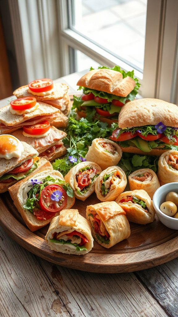 elegant sandwich selection platter elegant sandwich selection platter