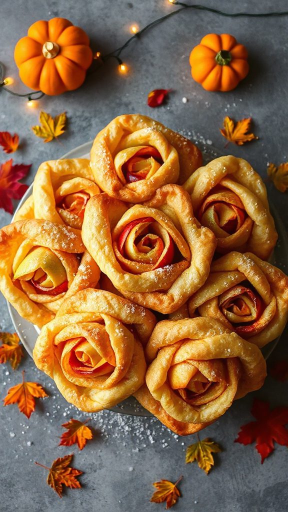 elegant spiced apple pastries
