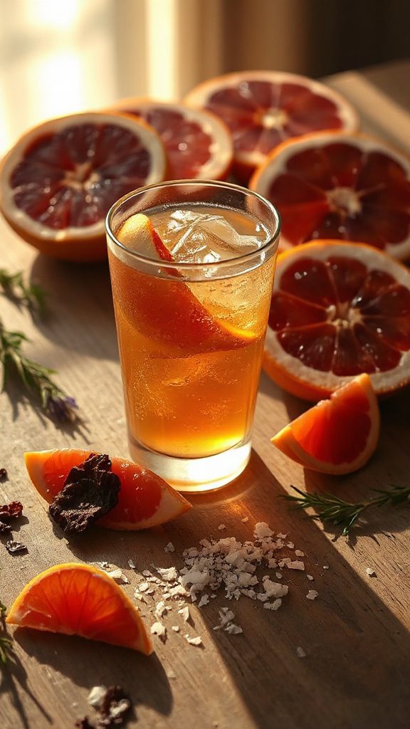 elevate drink with garnishes