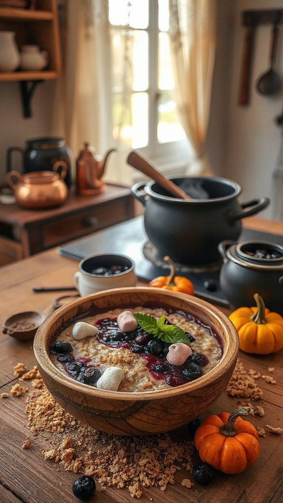 enchanted halloween oatmeal delight