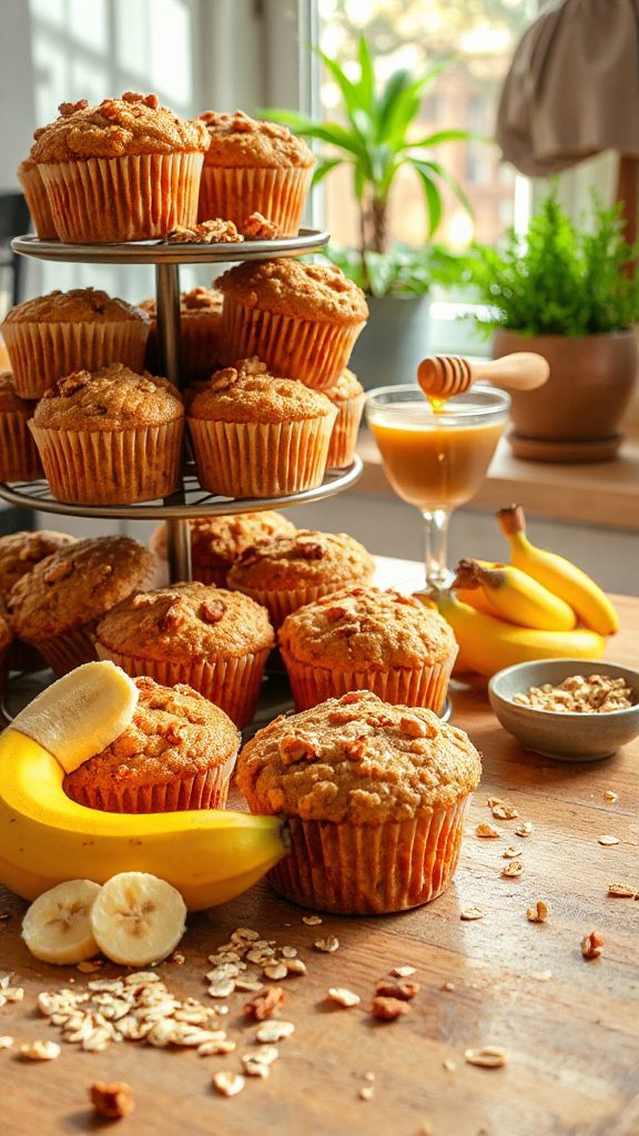 energy packed banana muffins energy packed banana muffins