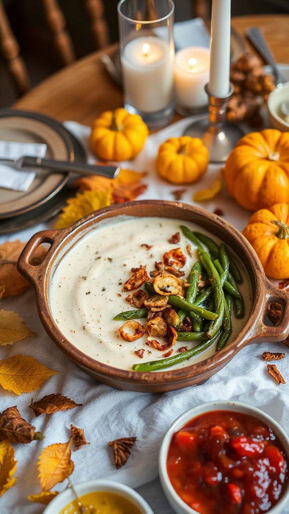 epazote seasoned green bean casserole