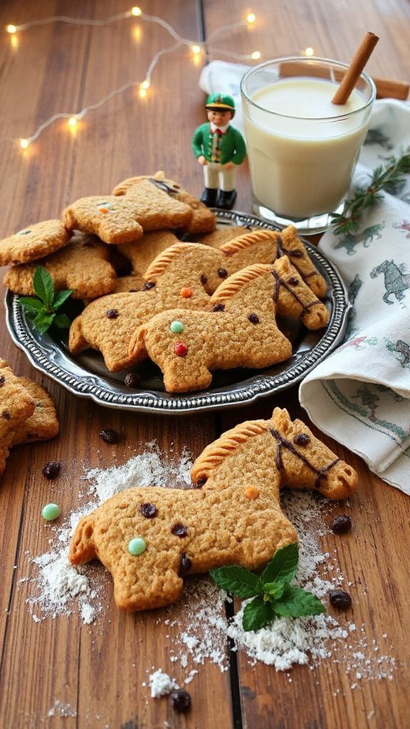 equestrian inspired oatmeal cookies