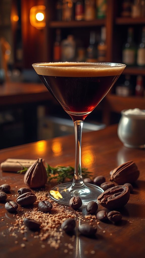 espresso cocktail with mace