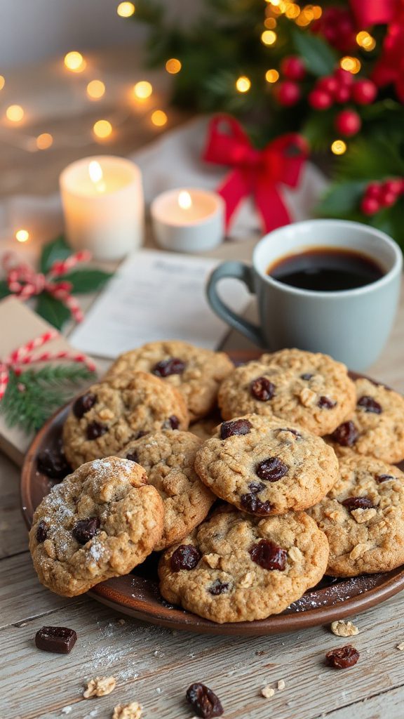 espresso oatmeal raisin cookies