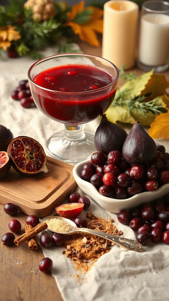 exotic spiced cranberry sauce