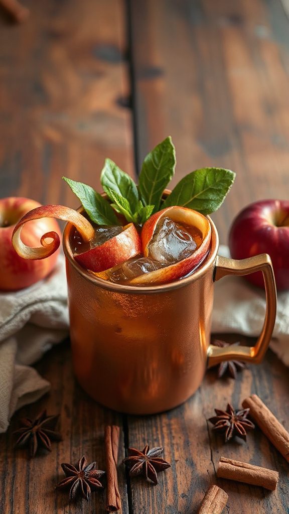 fall cocktail with bay leaves fall cocktail with bay leaves