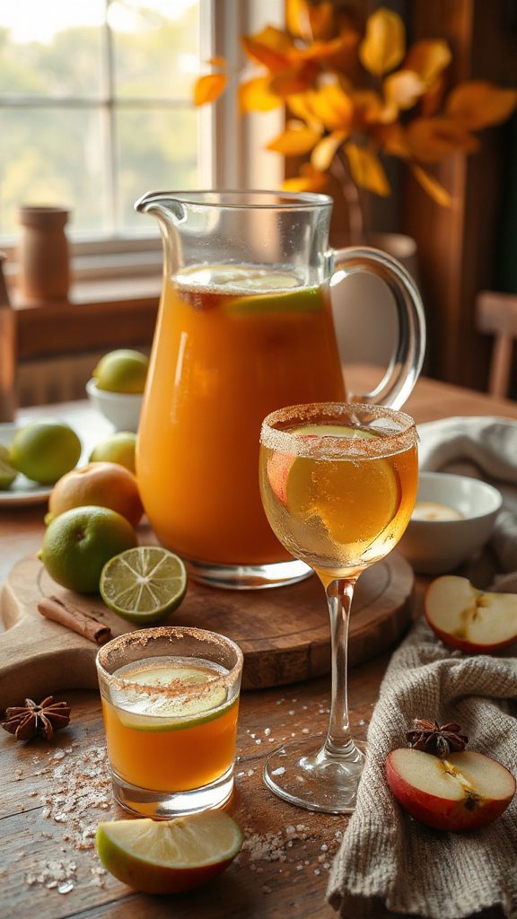 fall inspired apple margarita recipe