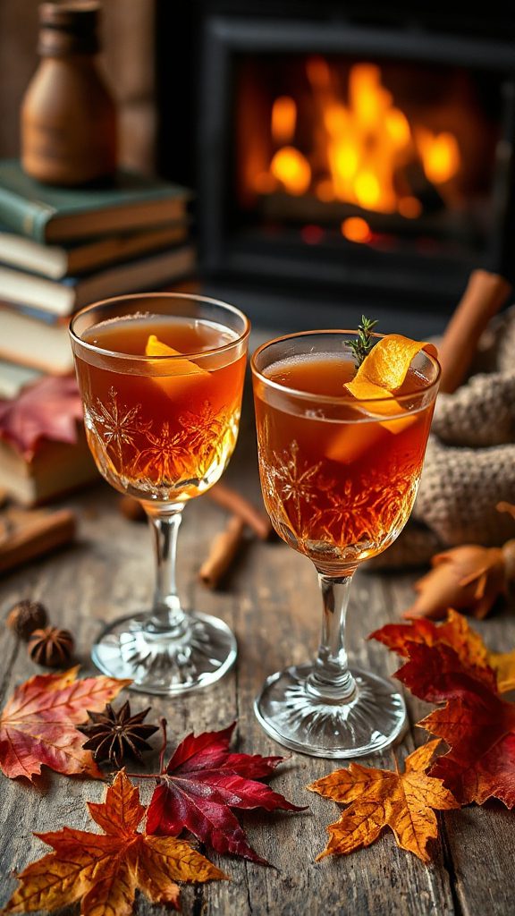 fall inspired bourbon cocktail delight